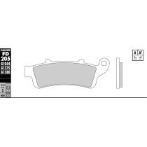 Plaquettes de frein GALFER - G1380 SINTER MAXI SCOOT FD205
