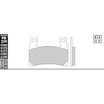 Plaquettes de frein GALFER - SINTER RACING G1375