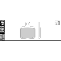Plaquettes de frein GALFER - G1054 ORGANIQUE SEMI METAL FD220