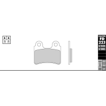 Plaquettes de frein GALFER - G1805 TRIAL FD223