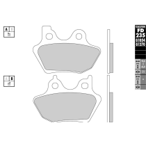 Plaquettes de frein GALFER - G1054 ORGANIQUE SEMI METAL FD235
