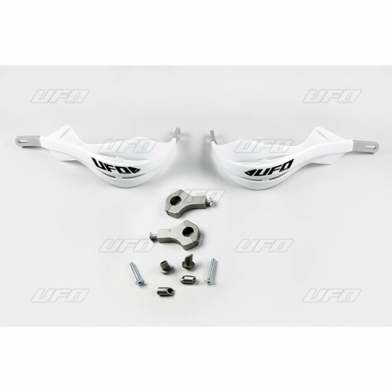 Proteges mains - Blanc - UFO Alu Ø 22 mm