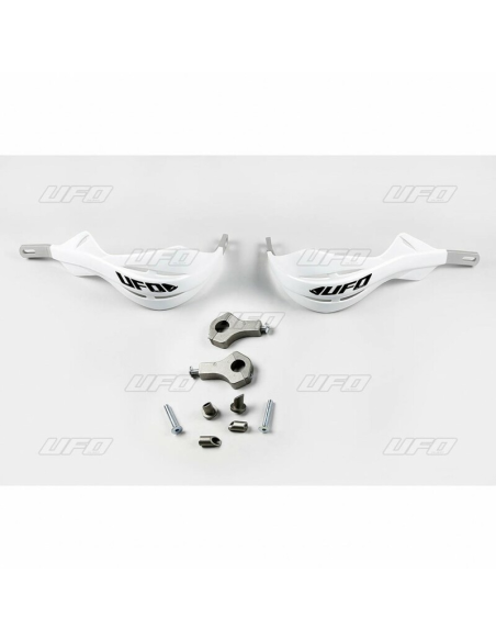 Proteges mains - Blanc - UFO Alu Ø 22 mm