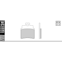 Plaquettes de frein GALFER - G1397 SINTER QUAD FD275