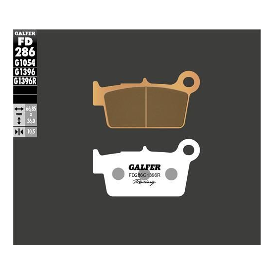Plaquettes de frein GALFER - G1396R SINTER CROSS