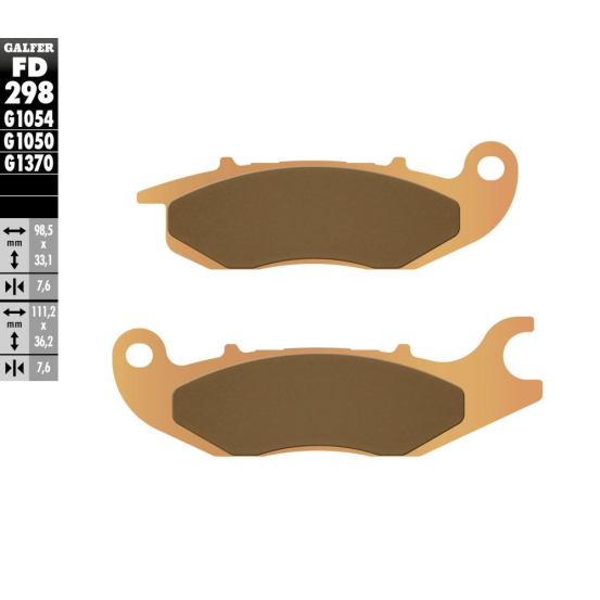 Plaquettes de frein GALFER - G1370 SINTER ROUTE
