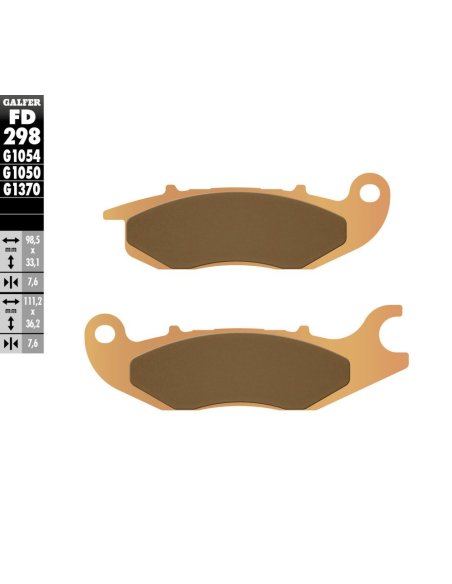 Plaquettes de frein GALFER - G1370 SINTER ROUTE