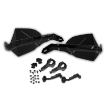 Proteges mains - Noir - UFO Caiman avec renfort alu pour guidons 22.2 et 28.6 mm