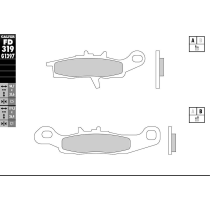 Plaquettes de frein GALFER - G1397 SINTER QUAD FD319
