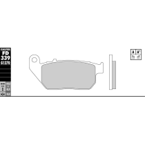 Plaquettes de frein GALFER - G1370 SINTER ROUTE FD339