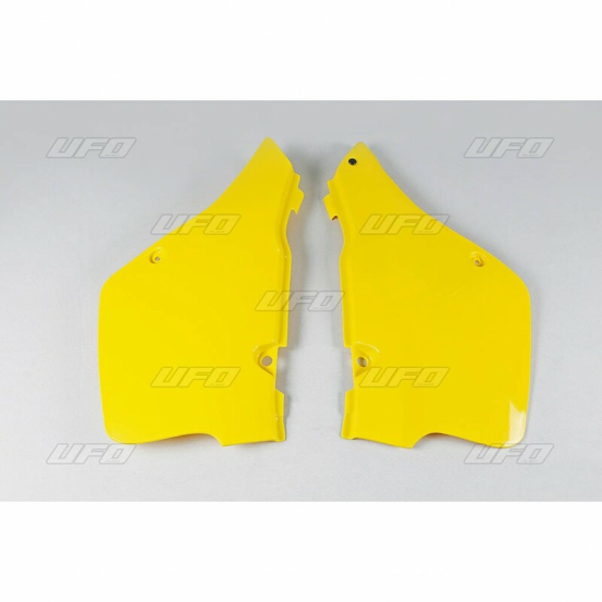 Plaques latérales - Jaune - UFO Suzuki 125 RM 1989-1992