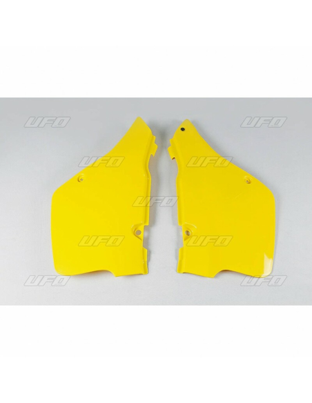 Plaques latérales - Jaune - UFO Suzuki 125 RM 1989-1992
