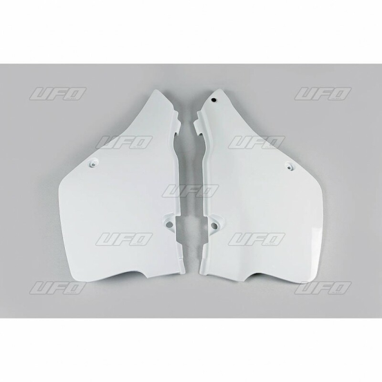 Plaques latérales - Blanc - UFO Suzuki 125 RM 1989-1992