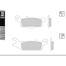Plaquettes de frein GALFER - G1397 SINTER QUAD FD381