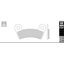 Plaquettes de frein GALFER - G1397 SINTER QUAD FD404