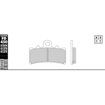 Plaquettes de frein GALFER - SINTER RACING G1375