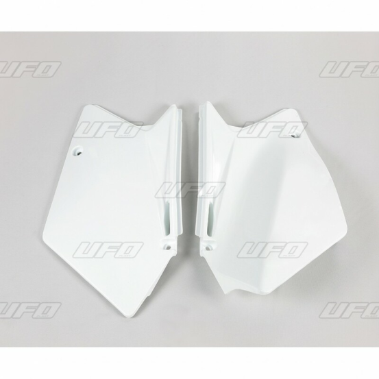 Plaques latérales - Blanc - UFO Suzuki 450 RMZ 2005-2006