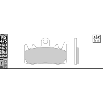 Plaquettes de frein GALFER - G1375 SINTER RACING