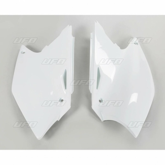 Plaques latérales - Blanc - UFO Suzuki 250 RMZ 2004-2006
