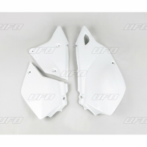 Plaques latérales - Blanc - UFO Suzuki 400 DRZ E 2000-2016