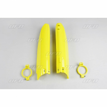 Protections fourche - Jaune 2001 - UFO Suzuki 125 250 RM 2001-2003