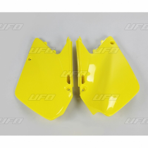 Plaques latérales - Jaune 2001 - UFO Suzuki 125 250 RM 2003-2005