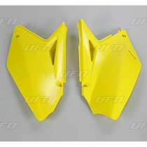 Plaques latérales - Jaune - UFO Suzuki 250 RMZ 2007-2009