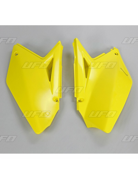 Plaques latérales - Jaune - UFO Suzuki 250 RMZ 2007-2009