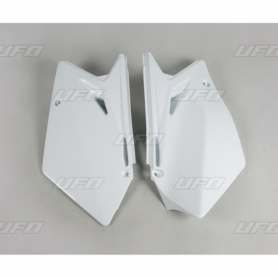 Plaques latérales - Blanc - UFO Suzuki 450 RMZ 2007