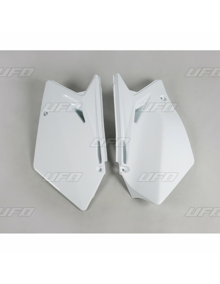 Plaques latérales - Blanc - UFO Suzuki 450 RMZ 2007