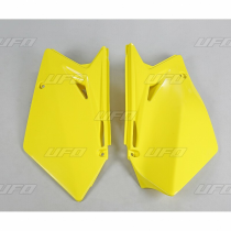 Plaques latérales - Jaune - UFO Suzuki 450 RMZ 2007