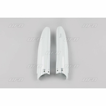 Protections fourche - Blanc - UFO Suzuki 125 250 RM 2007-2008 / 250 450 RM-Z 2007-2016
