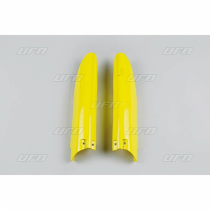 Protections fourche - Jaune - UFO Suzuki 125 250 RM 2007-2008 / 250 450 RM-Z 2007-2016