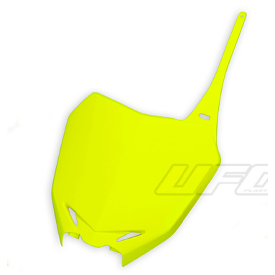Plaque avant - Jaune Jaune - UFO Suzuki 250 RMZ 2010-2017 / 450 RMZ 2008-2017