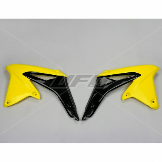 Ouies de radiateur - Noir Jaune - UFO Suzuki 450 RMZ 2009-2016