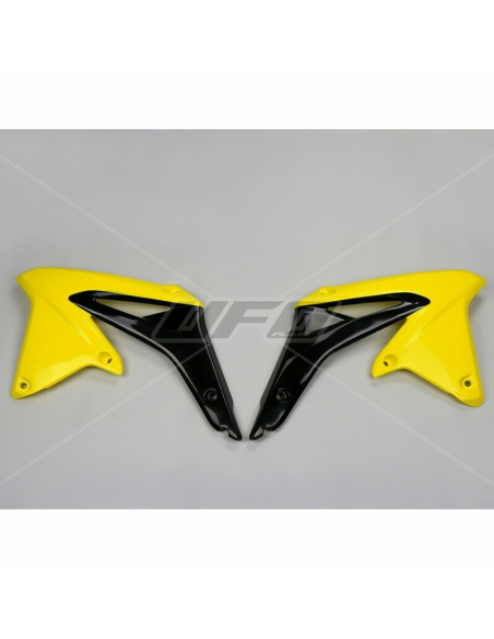 Ouies de radiateur - Noir Jaune - UFO Suzuki 450 RMZ 2009-2016