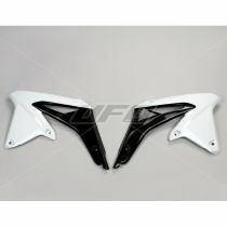 Ouies de radiateur - Noir Blanc - UFO Suzuki 450 RMZ 2009-2016