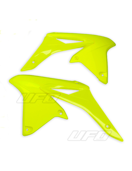 Ouïes de radiateur - Jaune Fluo - UFO Suzuki 250 RMZ 2010-2017