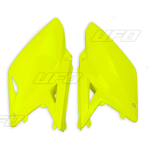 Plaques Latérales - Jaune Fluo - UFO Suzuki 250 RMZ 2010-2017