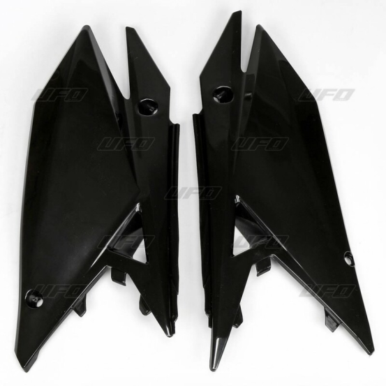 Plaques latérales - Noir - UFO Suzuki 450 RM-Z 2018