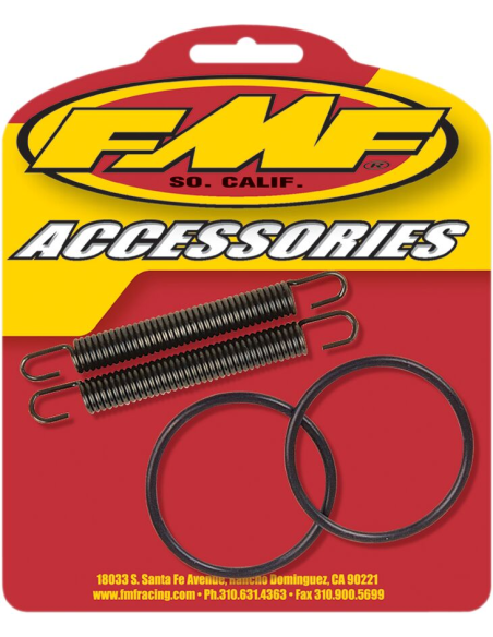 Kit de ressorts de pot/joints toriques pour échappement FMF 250 CR R 1992-2001 et 2005-2007