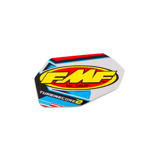 Lot de 2 stickers de silencieux FMF Turbine Core 2