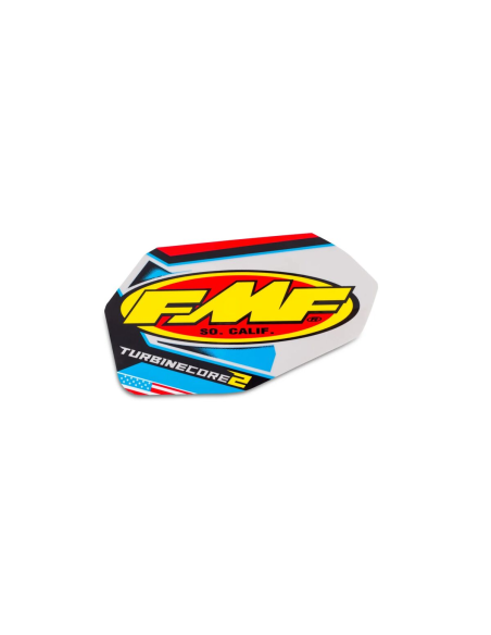 Lot de 2 stickers de silencieux FMF Turbine Core 2
