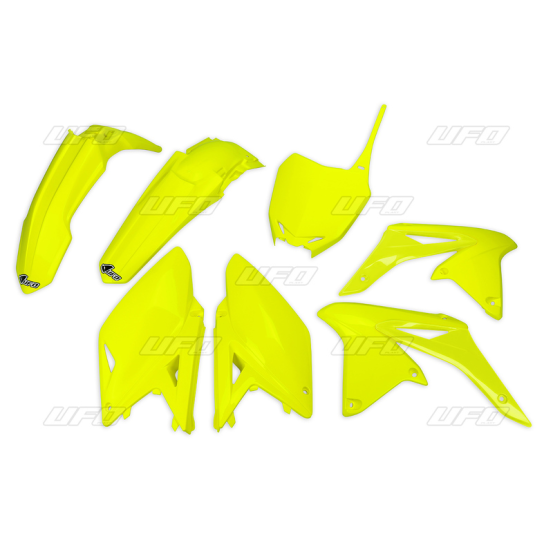Kit Plastique - Jaune Fluo - UFO Suzuki 250 RMZ 2010-2018