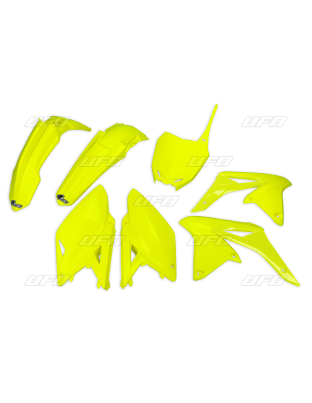 Kit Plastique - Jaune Fluo - UFO Suzuki 250 RMZ 2010-2018