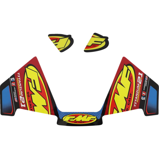 Stickers de silencieux FMF Powercore 2.1 Titanium