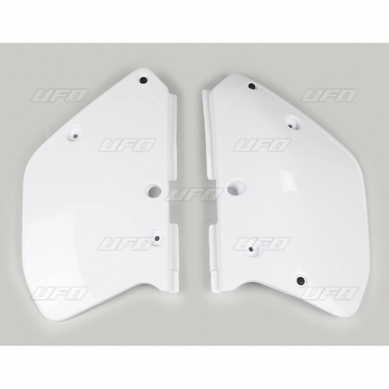 Plaques latérales - Blanc - UFO Yamaha 125 250 360 YZ/WRZ 1989-1990