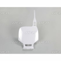 Plaque avant - Blanc - UFO Yamaha 80 YZ 1993-2001 / 85 YZ 2002-2014