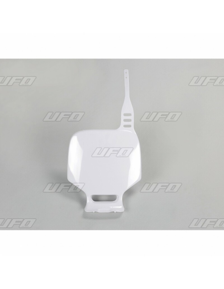 Plaque avant - Blanc - UFO Yamaha 80 YZ 1993-2001 / 85 YZ 2002-2014