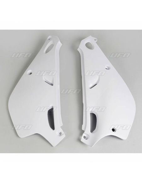 Plaques latérales - Blanc - UFO Yamaha 80 YZ 1993-2001